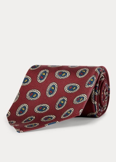 Laços Ralph Lauren Handmade Silk Foulard Homem 09284-OARB